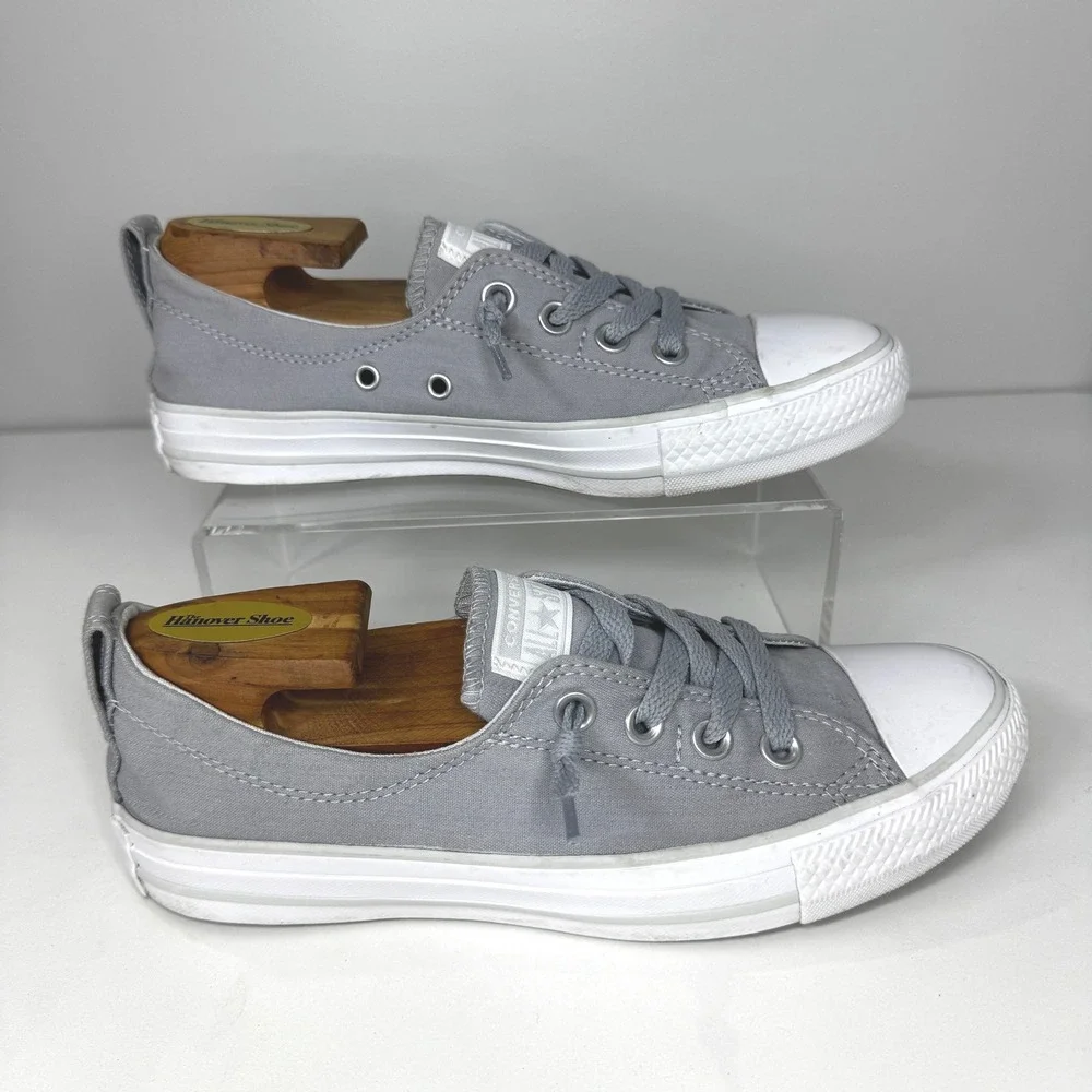 Converse Chuck Taylor All Star Shoreline Slip On Gray Womens 8 563455F Sneakers